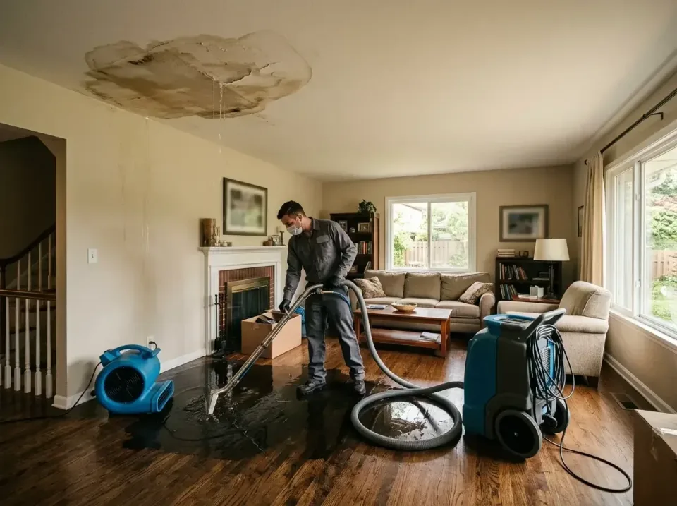 attic-pipe-burst-ceiling-drip-008 — frequently asked questions, Water Damage Restoration & Carpet Care in Frankfort, IL